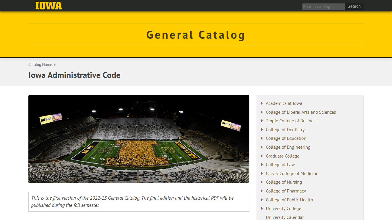 Iowa Administrative Code < University of Iowa